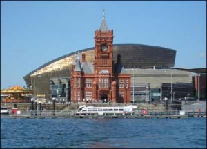 The Pierhead Building in Cardiff Bay